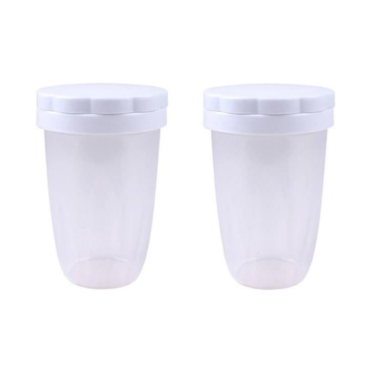 2pcs Plastic Baking Cocoa Powder Sprinkler Flour Sifter by bashfashion
