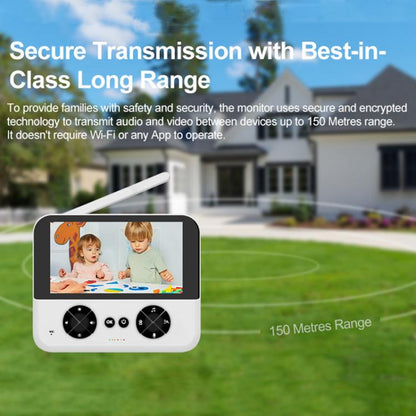 4.3 Inch IPS HD Display 720P Baby Monitor EU Plug by bashfashion