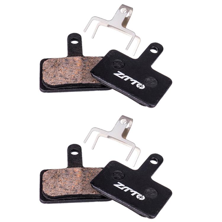 2pairs ZTTO Bicycle Disc Braking Pads Mountain Bike Semi-Metallic Resin Brake Pads, Model: MS-01B by ZTTO