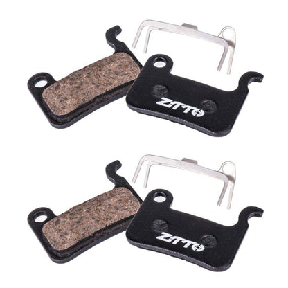 2pairs ZTTO Bicycle Disc Braking Pads Mountain Bike Semi-Metallic Resin Brake Pads, Model: MS-01D by ZTTO