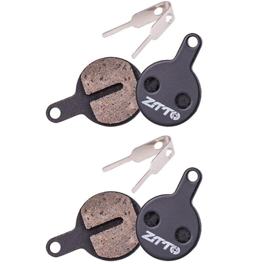 2pairs ZTTO Bicycle Disc Braking Pads Mountain Bike Semi-Metallic Resin Brake Pads, Model: MS-07B by ZTTO