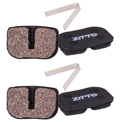 2pairs ZTTO Bicycle Disc Braking Pads Mountain Bike Semi-Metallic Resin Brake Pads, Model: MS-08B by ZTTO
