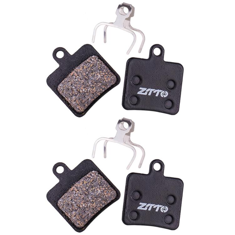 2pairs ZTTO Bicycle Disc Braking Pads Mountain Bike Semi-Metallic Resin Brake Pads, Model: MS-11D by ZTTO