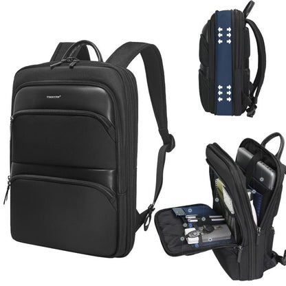 Tigernu T-B9121 15.6 Inch Men Expandable Waterproof Lightweight Laptop Backpack With Floating Zipper by Tigernu