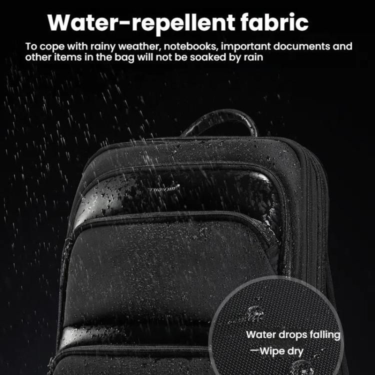 Tigernu T-B9121 15.6 Inch Men Expandable Waterproof Lightweight Laptop Backpack With Floating Zipper by Tigernu