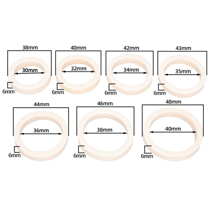 40mm 2pairs ZTTO Mountain Bike Shock Absorbent Fork Oil Dustproof Sponge Ring by ZTTO