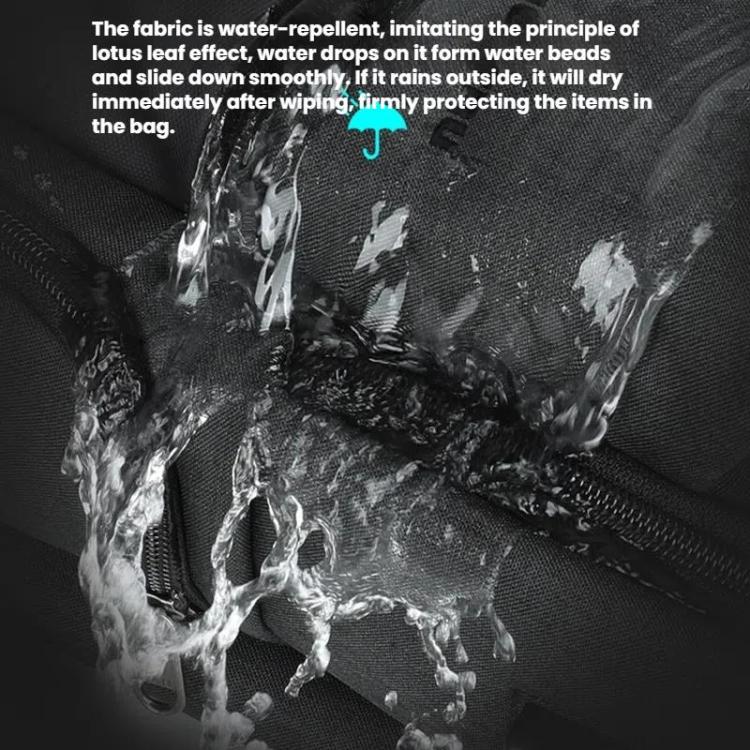 Tigernu 15.6-inch Standard Men Anti-Theft Laptop Backpack with USB Charging Port, Headphone Hole & Comfort Shoulder Straps for Travel, Work Commute(Black) by Tigernu