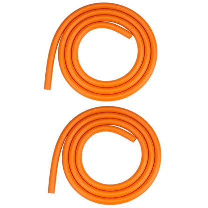 2pcs ZTTO 1.5m Bicycle Brake Shifter Cable Anti-Rattle Soundproof Foam Tube(Orange) by ZTTO