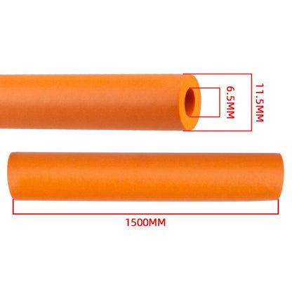 2pcs ZTTO 1.5m Bicycle Brake Shifter Cable Anti-Rattle Soundproof Foam Tube(Orange) by ZTTO