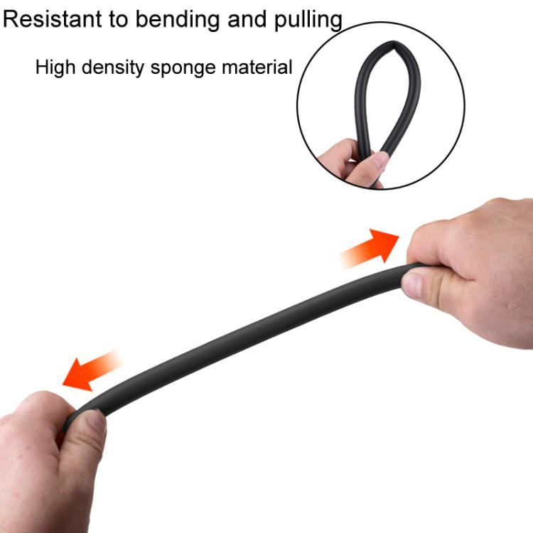 2pcs ZTTO 1.5m Bicycle Brake Shifter Cable Anti-Rattle Soundproof Foam Tube(Black) by ZTTO