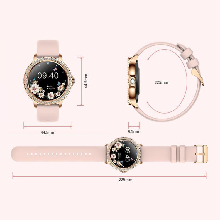 Bluetooth Calling AI Voice Assistant Life Waterproof Sports Smartwatch, Color: Silver Mesh Strap+Silicone Strap by bashfashion