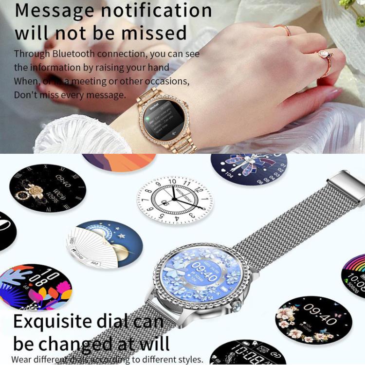 Bluetooth Calling AI Voice Assistant Life Waterproof Sports Smartwatch, Color: Black Silicone Strap by bashfashion