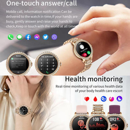 Bluetooth Calling AI Voice Assistant Life Waterproof Sports Smartwatch, Color: Black Silicone Strap by bashfashion