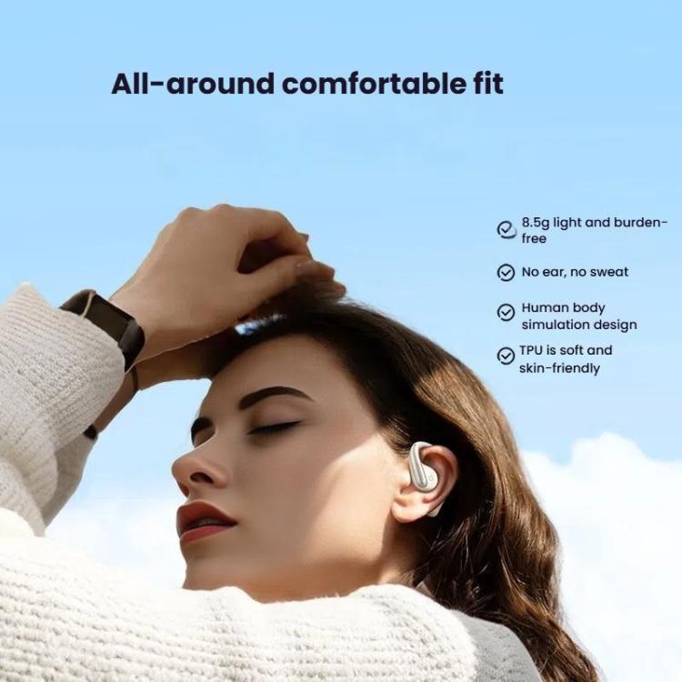 ANKER A3872 Soundcore AeroFit Open Comfort Wear Wireless Bluetooth Earphones(Black) by ANKER