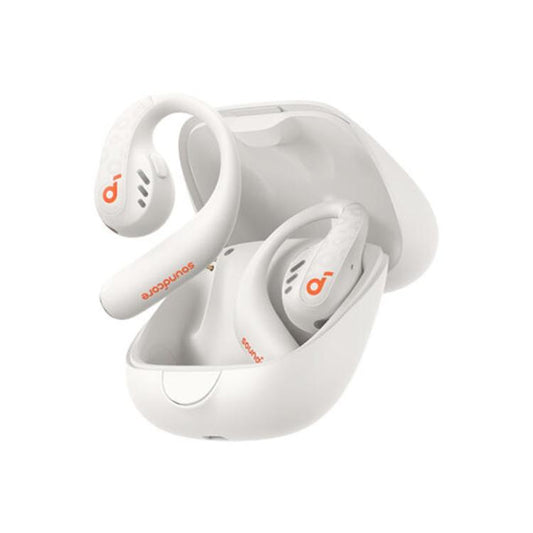 ANKER A3871 Soundcore AeroFit Pro Noise Reduction HD Sound Quality Bone Conduction Wireless Bluetooth Earphones(White) by ANKER