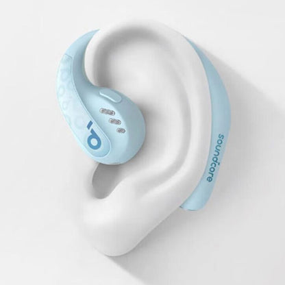 ANKER A3871 Soundcore AeroFit Pro Noise Reduction HD Sound Quality Bone Conduction Wireless Bluetooth Earphones(White) by ANKER