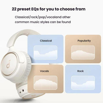 Soundcore H30i A3012 Headband Wireless Bluetooth Headset(Red) by Soundcore