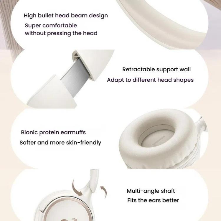 Soundcore H30i A3012 Headband Wireless Bluetooth Headset(White) by Soundcore