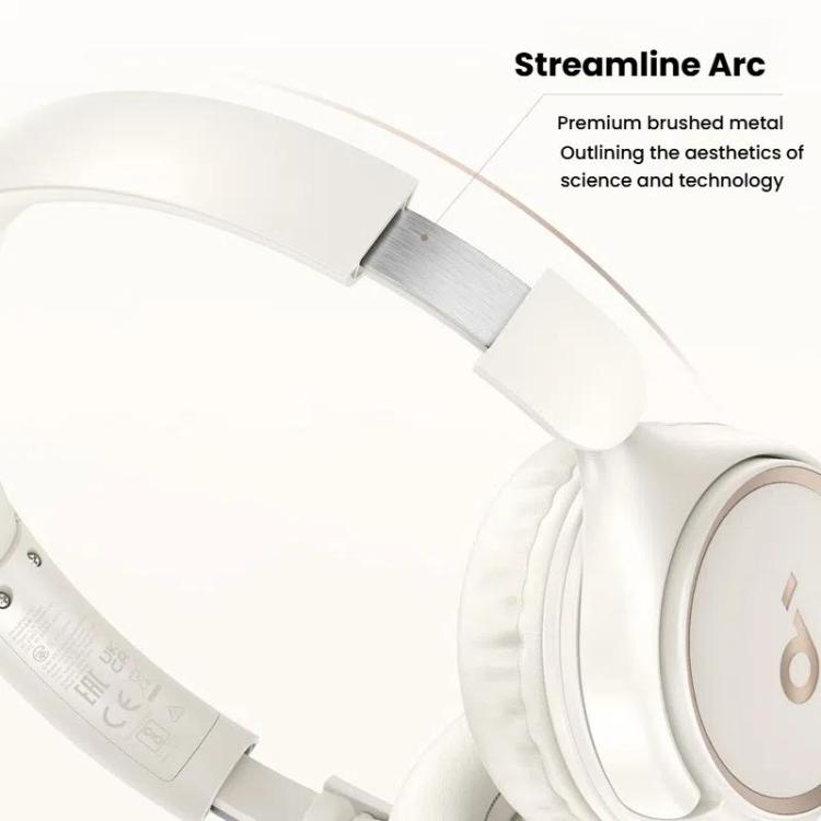 Soundcore H30i A3012 Headband Wireless Bluetooth Headset(White) by Soundcore