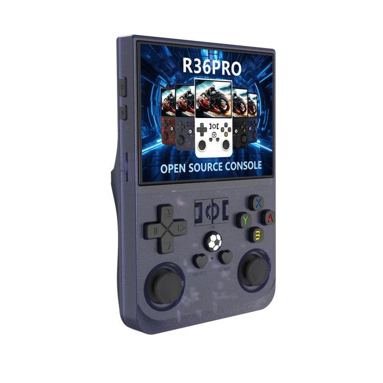 Portable Open Source GBA/FC Arcade Handheld Game Console, Size: 64G(Transparent Gray) by bashfashion