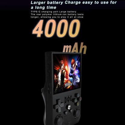 Portable Open Source GBA/FC Arcade Handheld Game Console, Size: 128G(Transparent Red) by bashfashion