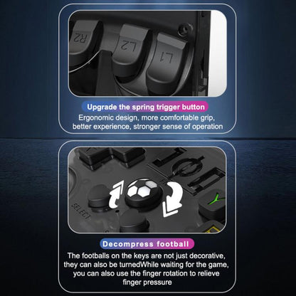 Portable Open Source GBA/FC Arcade Handheld Game Console, Size: 128G(Transparent Red) by bashfashion