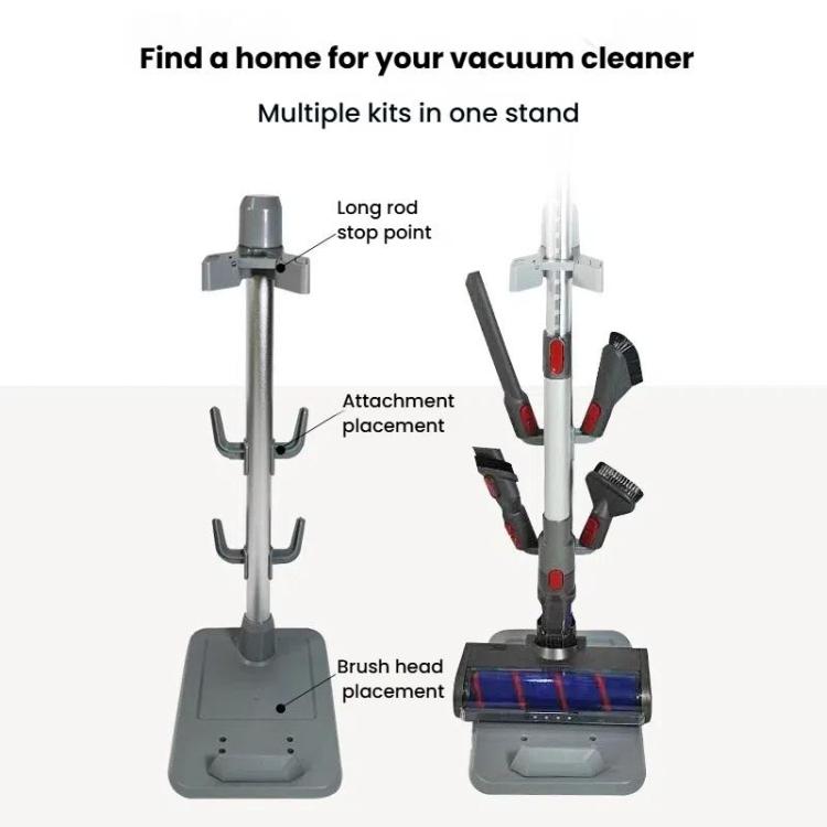 Universal Stand Holder for Cordless Stick Vacuum For Dyson, Xiaomi, Bissell, Shark, Midea, Whirlpool & More(Black) by bashfashion
