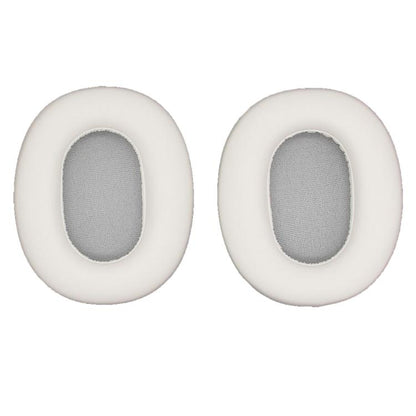 For Edifier W830NB 1pair Bluetooth Headset Leather Sponge Cover Earmuffs(White) by bashfashion
