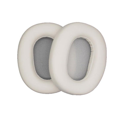 For Edifier W830NB 1pair Bluetooth Headset Leather Sponge Cover Earmuffs(White) by bashfashion