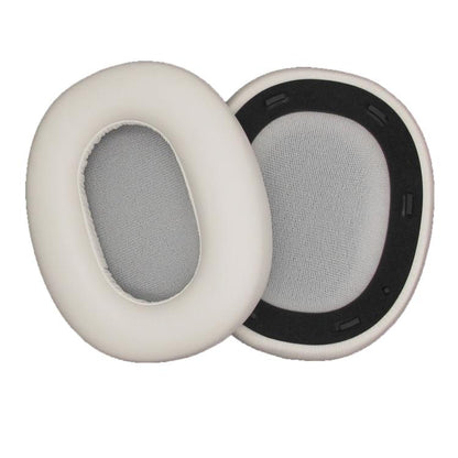 For Edifier W830NB 1pair Bluetooth Headset Leather Sponge Cover Earmuffs(White) by bashfashion