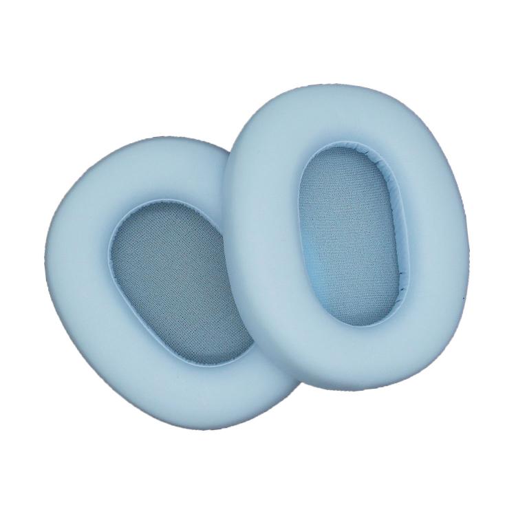 For Edifier W830NB 1pair Bluetooth Headset Leather Sponge Cover Earmuffs(Blue) by bashfashion