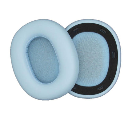 For Edifier W830NB 1pair Bluetooth Headset Leather Sponge Cover Earmuffs(Blue) by bashfashion