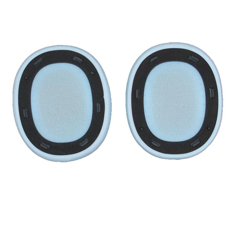 For Edifier W830NB 1pair Bluetooth Headset Leather Sponge Cover Earmuffs(Blue) by bashfashion