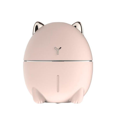 Cute Cats Portable Humidifier Mini USB Home Mute Bedroom Office Desktop Air Humidifier(Pink) by bashfashion