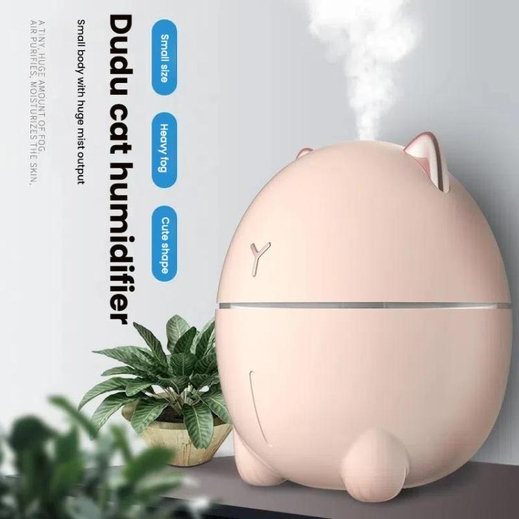 Cute Cats Portable Humidifier Mini USB Home Mute Bedroom Office Desktop Air Humidifier(Pink) by bashfashion