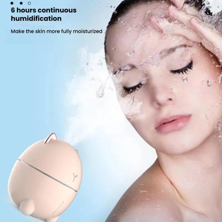 Cute Cats Portable Humidifier Mini USB Home Mute Bedroom Office Desktop Air Humidifier(White) by bashfashion