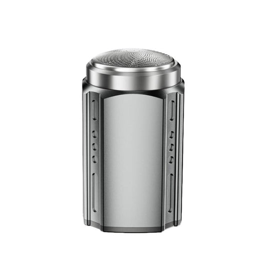 Portable Electric Shaver for Men with LCD Display – Travel-Friendly Mini Shaver, USB Type-C Fast Charging, Waterproof & Washable Design, Style: 6-blade Head Dark Metallic Gray by bashfashion