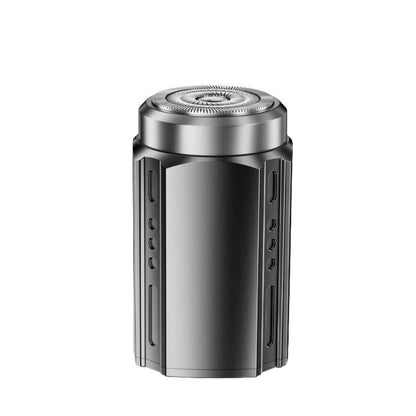 Portable Electric Shaver for Men with LCD Display – Travel-Friendly Mini Shaver, USB Type-C Fast Charging, Waterproof & Washable Design, Style: Floating Blade Black by bashfashion