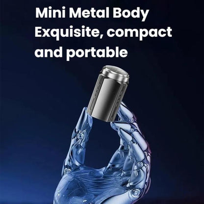 Portable Electric Shaver for Men with LCD Display – Travel-Friendly Mini Shaver, USB Type-C Fast Charging, Waterproof & Washable Design, Style: Floating Blade Dark Metallic Gray by bashfashion