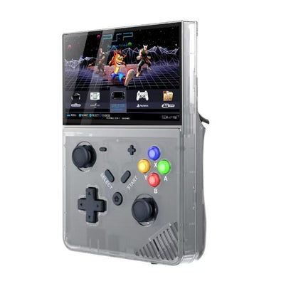R43 Pro Handheld Game Console 4K HD 4.3-Inch Screen Home Portable Video Game Player, Spec: Translucent Black 128G by bashfashion