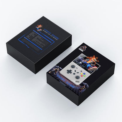 R43 Pro Handheld Game Console 4K HD 4.3-Inch Screen Home Portable Video Game Player, Spec: Translucent Black 64G by bashfashion