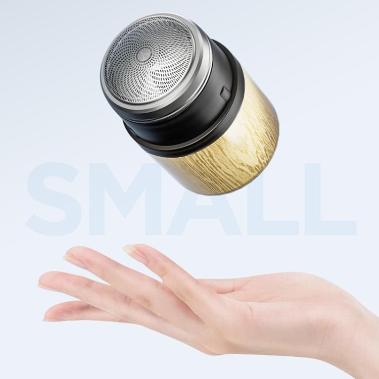 Wood Grain Electric Shaver Rechargeable Men Shaver with 6 Stainless Steel Blades, Waterproof Washable Head & High-Power Motor for Smooth Shaving 2207 by bashfashion