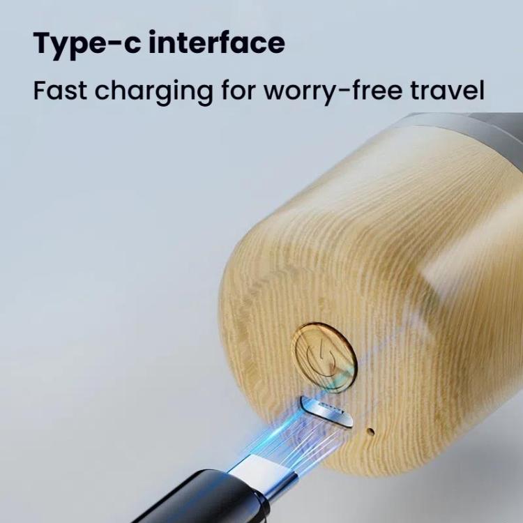 Wood Grain Electric Shaver Rechargeable Men Shaver with 6 Stainless Steel Blades, Waterproof Washable Head & High-Power Motor for Smooth Shaving 2207 by bashfashion