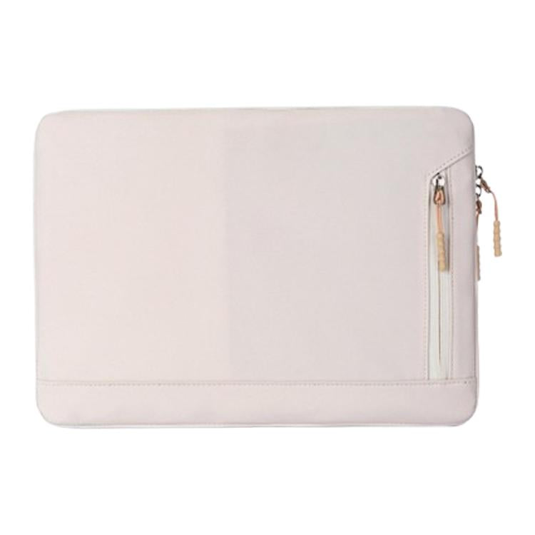 Universal For 14/14.6 inch Laptop Bag Women Portable Computer Bag For IPad Protective Case (Beige) by bashfashion