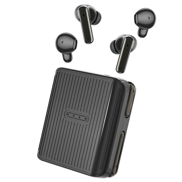 XG16 In-Ear Long-Life Couple Two-In-One Bluetooth Wireless Earphones Two Pairs Of Earphones(Black) by bashfashion