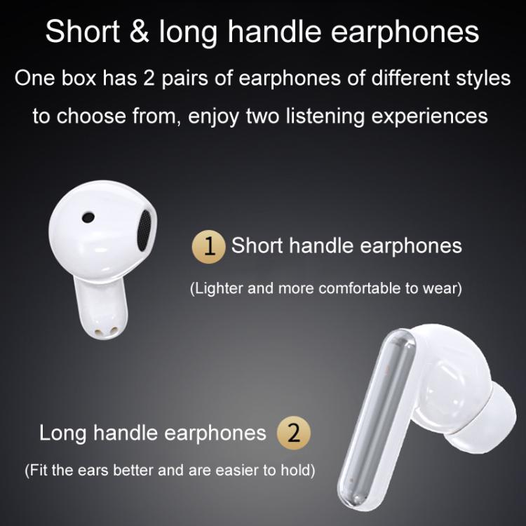 XG16 In-Ear Long-Life Couple Two-In-One Bluetooth Wireless Earphones Two Pairs Of Earphones(Black) by bashfashion