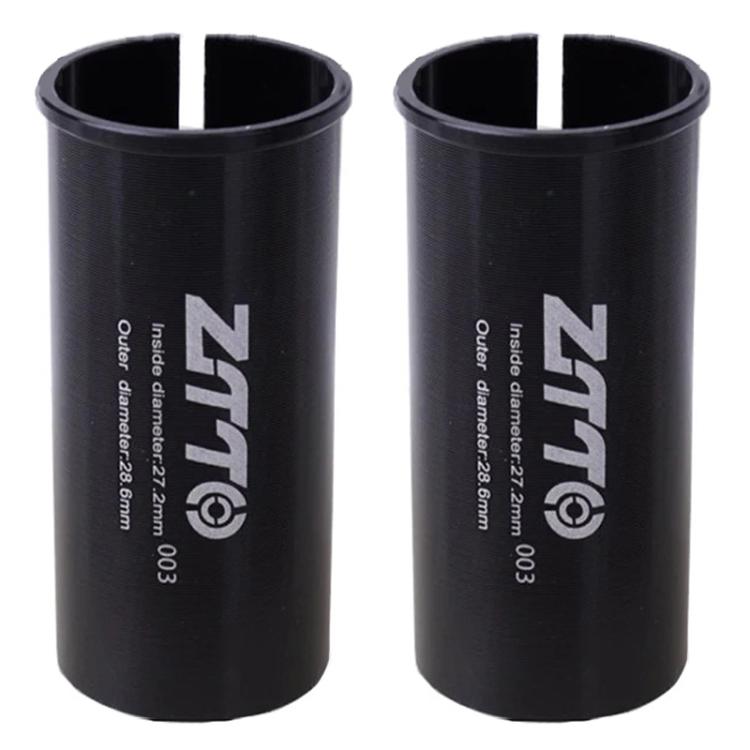27.2-28.6mm 003 2pcs ZTTO Bicycle Seat Post Conversion Sleeve Reducer Cover(Black) by ZTTO