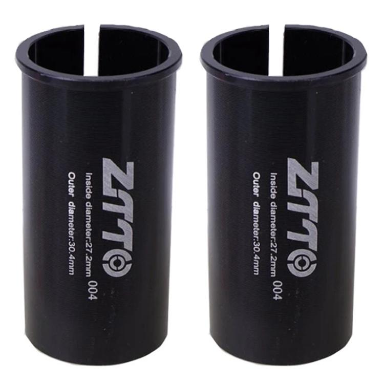 27.2-30.4mm 004 2pcs ZTTO Bicycle Seat Post Conversion Sleeve Reducer Cover(Black) by ZTTO