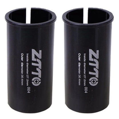 27.2-30.4mm 004 2pcs ZTTO Bicycle Seat Post Conversion Sleeve Reducer Cover(Black) by ZTTO