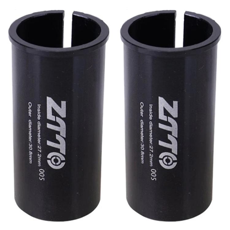 27.2-30.8mm 005 2pcs ZTTO Bicycle Seat Post Conversion Sleeve Reducer Cover(Black) by ZTTO